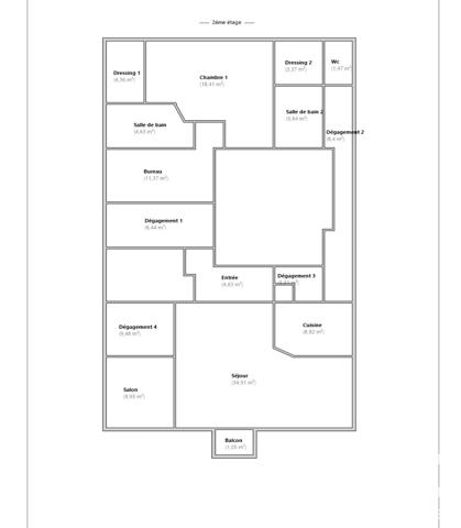 Appartement à vendre 5 pièces 151 m² Pau