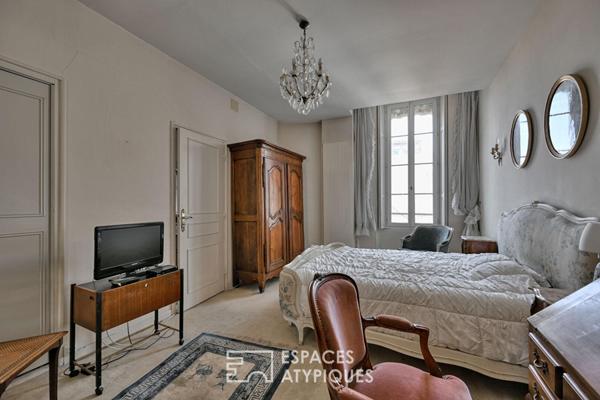 Élégant appartement Haussmannien avec ascenseur et terrasse couverte
