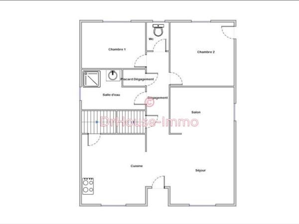Maison à vendre 5 pièces de 86 m²