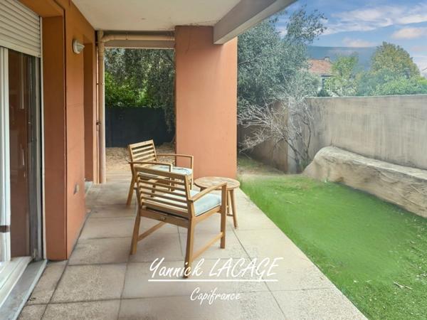 Appartement T3 en rez-de-jardin, fonctionnel et confortable, avec terrasse privative et stationnement MARSEILLE 13014