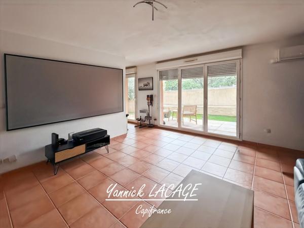 Appartement T3 en rez-de-jardin, fonctionnel et confortable, avec terrasse privative et stationnement MARSEILLE 13014