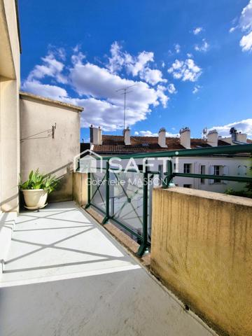 Rue DANTON - Bel appartement avec 2 balcons et double parking
