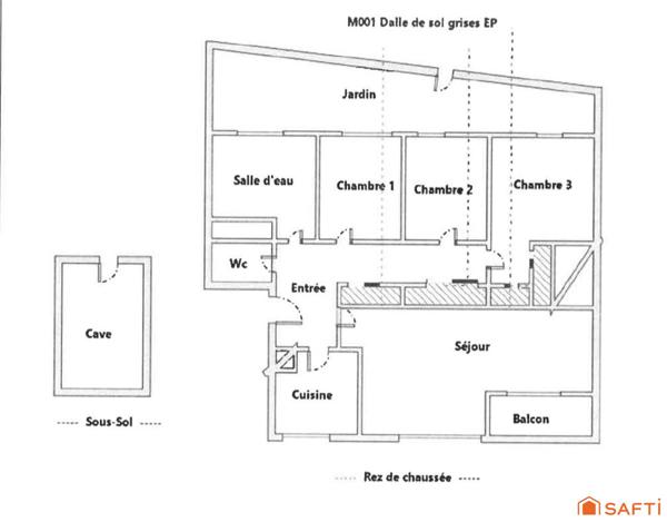 Appartement de type 4 avec son jardin de 27 m² !