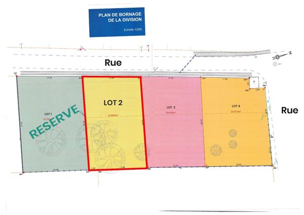Terrain à vendre de 693,00 m² - Quartier calme - PORT SAINTE FOY ET PONCHAPT (33)