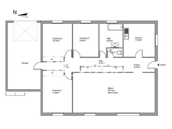 Location Maison 4 pièces 103.19 m² - FAUBOURG DE LA LIBERTE Eyguieres 13430