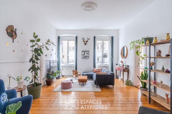 Appartement bourgeois et ses hauts plafonds