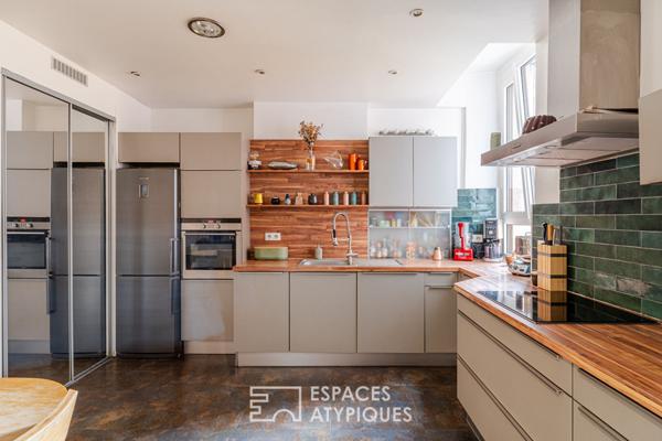 Appartement bourgeois et ses hauts plafonds