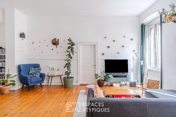 Appartement bourgeois et ses hauts plafonds