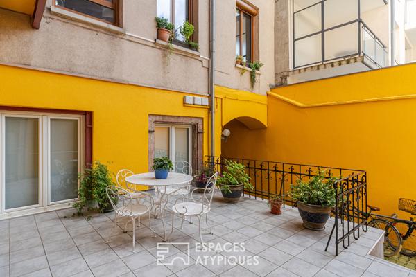 Appartement bourgeois et ses hauts plafonds