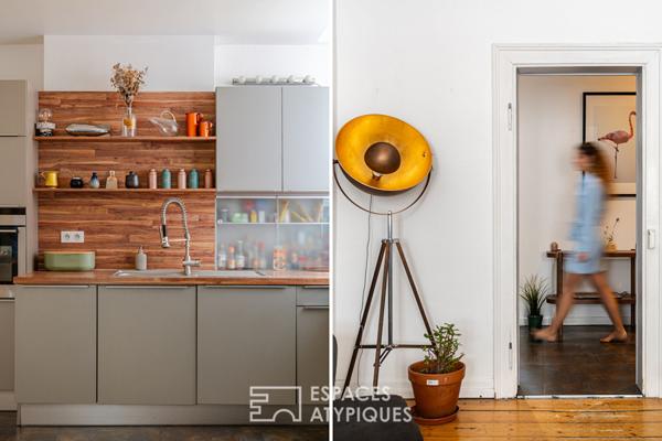 Appartement bourgeois et ses hauts plafonds