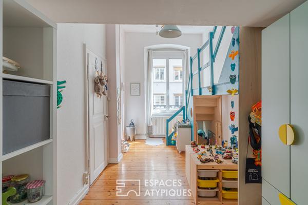 Appartement bourgeois et ses hauts plafonds