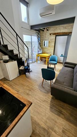 MONTPELLIER - QUARTIER CLÉMENCEAU - ENSEMBLE IMMOBILIER - 2 STUDIOS MEZZANINE LOUÉS + COUR PRIVATIVE + GARAGE LIBRE - REVENU ANNUEL BRUT 13 440 € HORS CHARGES.