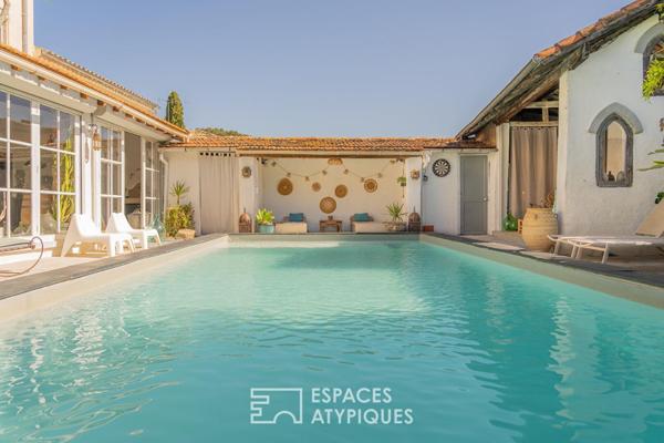 Bastide bourgeoise au charme préservé au coeur du village