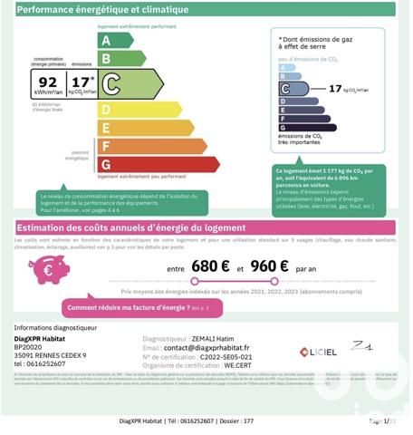Appartement à vendre 3 pièces 66 m² Saint-Jacques-de-la-Lande