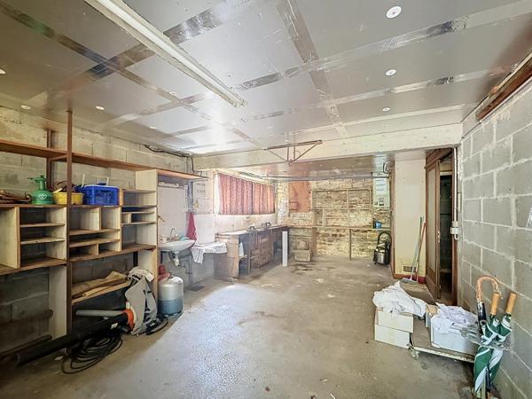 Maison familiale avec dépendances, grand sous-sol et jardin arboré
