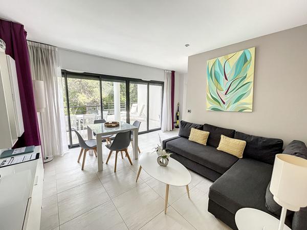 Cannes Montfleury, résidence sécurisée piscine, 3 pièces terrasse calme