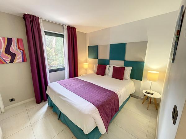 Cannes Montfleury, résidence sécurisée piscine, 3 pièces terrasse calme