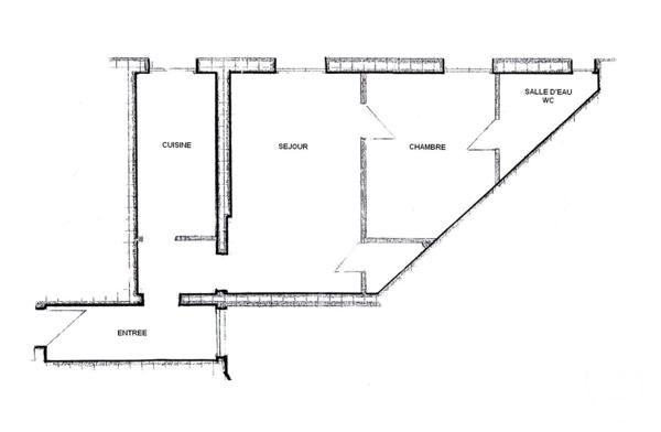 Appartement F2 à vendre  2 pièces - 38,44 m2 LE KREMLIN BICETRE - 94