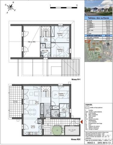 Maison 4 pièces de 83 m² à Saint-Martin-de-Seignanx (40390)