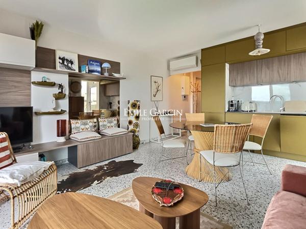 À vendre - Arcachon - Appartement vue bassin avec terrasse circulaire
