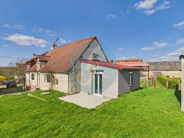 Saint-Benin-d'Azy (58270) Maison en pierre rénovée entièrement, 3 chambres, garage et cave sur jardin clos