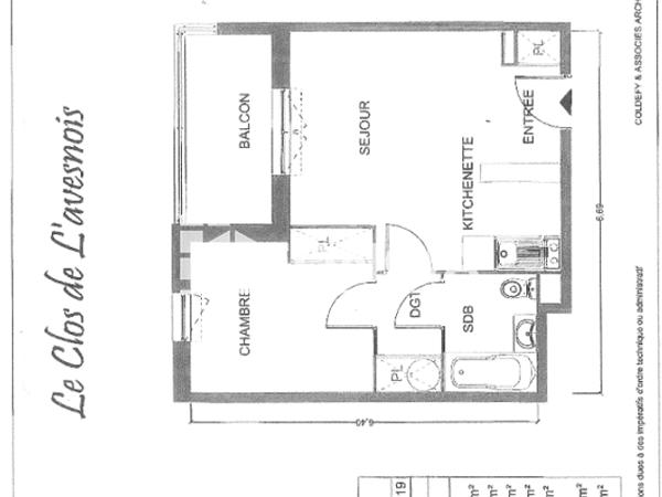 Location Appartement 2 pièces 37.24 m² - 50 RUE FAUBAOURG SAINT LAZARE Maubeuge 59600