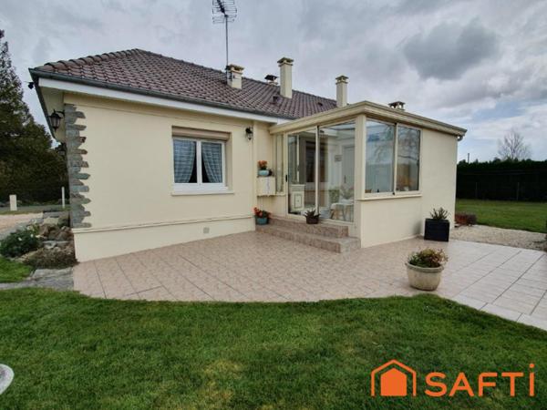 PLAIN PIED 4 CHAMBRES 102m2 JARDIN GARAGE 10min LISIEUX