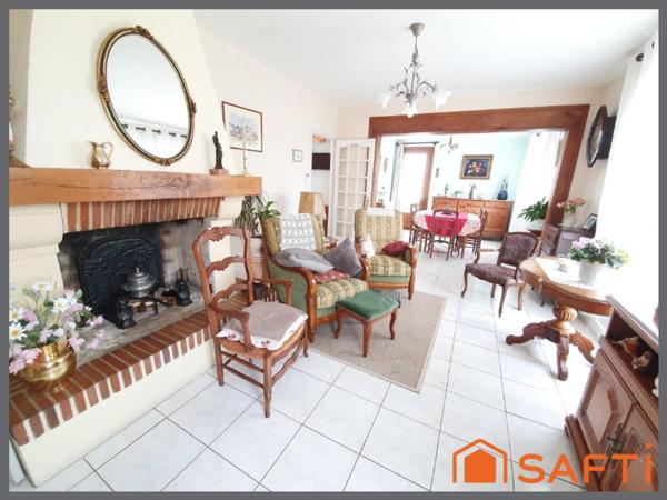 PLAIN PIED 4 CHAMBRES 102m2 JARDIN GARAGE 10min LISIEUX