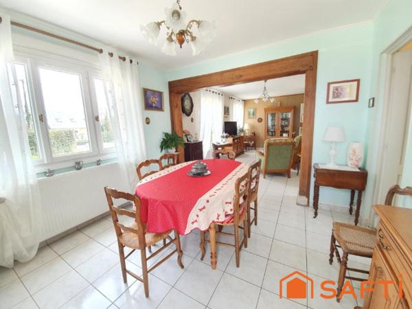 PLAIN PIED 4 CHAMBRES 102m2 JARDIN GARAGE 10min LISIEUX