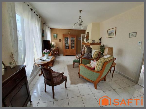 PLAIN PIED 4 CHAMBRES 102m2 JARDIN GARAGE 10min LISIEUX