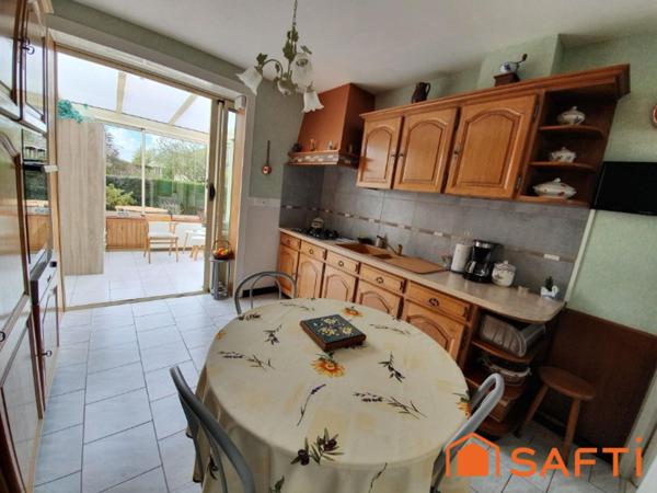 PLAIN PIED 4 CHAMBRES 102m2 JARDIN GARAGE 10min LISIEUX