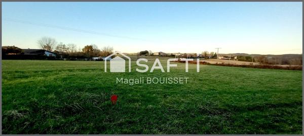 Sur les hauteurs serre de Cazaux Terrain constructible de 1475m² et 1790m² agricole.