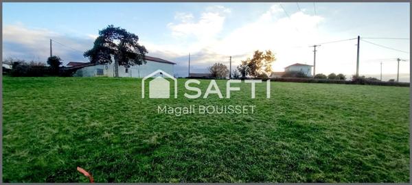 Sur les hauteurs serre de Cazaux Terrain constructible de 1475m² et 1790m² agricole.