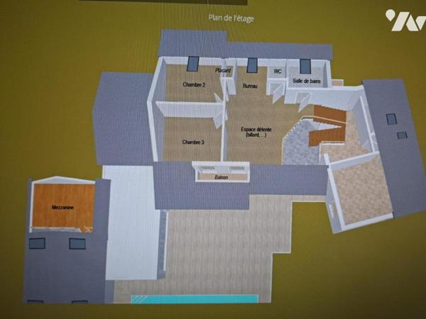 Maison tradi. et bois de 210 m² + 2 garages et parkings proche plages Rohu