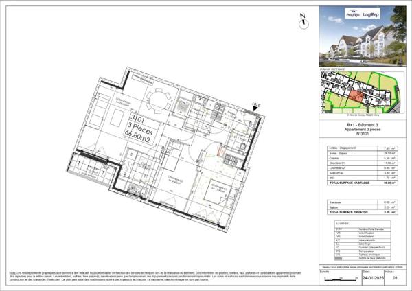 Appartement à louer à Osny (95520)