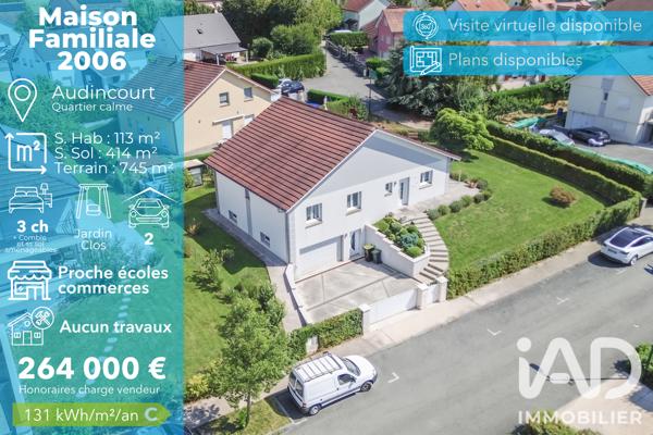 Maison à vendre 5 pièces 113 m² Audincourt