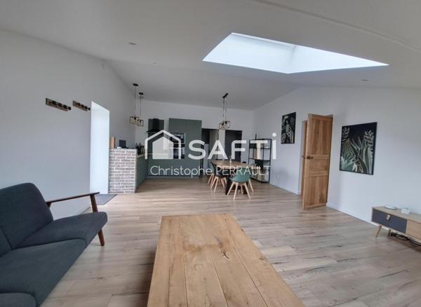 Longère aux 2 Appartements NEUFS + 60 m² à RÉNOVER