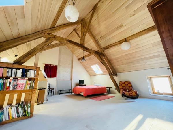 Maison à vendre + grande grange avec terrain de plus de 3'800m² MORNAY BERRY (18)