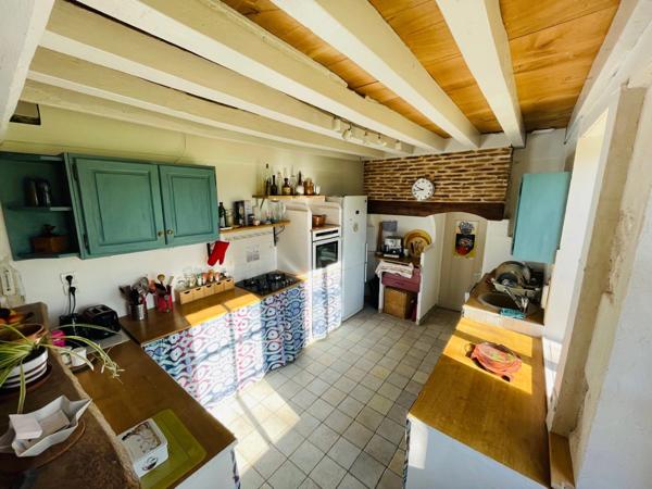 Maison à vendre + grande grange avec terrain de plus de 3'800m² MORNAY BERRY (18)