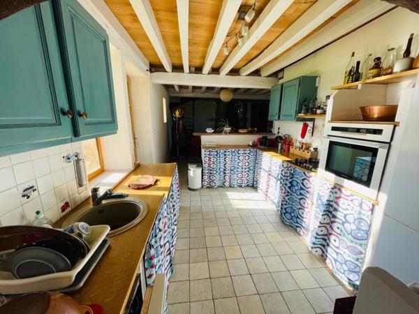 Maison à vendre + grande grange avec terrain de plus de 3'800m² MORNAY BERRY (18)