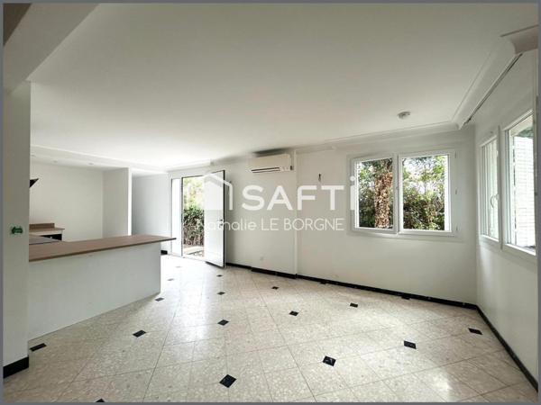 Bel appartement T3 avec jardin proche centre ville