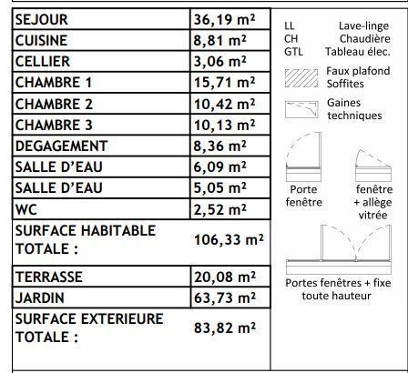 Appartement à vendre 4 pièces 106 m² Bouchemaine