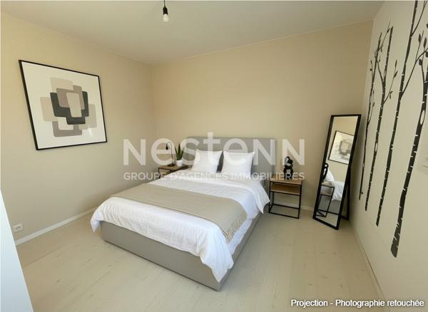 A VENDRE CHILLY-MAZARIN, un appartement de 3 pièces avec balcon, cellier et place de parking. Isolation et ravalement voté et payé par le vendeur.