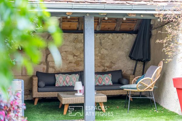 Maison de charme avec dependances dans le centre ville de loches