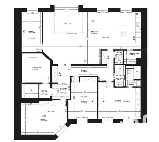 Appartement à vendre 6 pièces 147 m² Garches