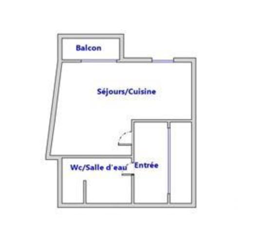 Studio à vendre 27 m² Paris 11