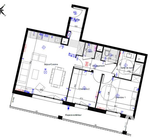 Appartement à vendre 3 pièces 70 m² Le Havre