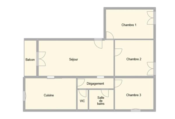 EXCLUSIF - Appartement 4 pièces 90m2 avec Balcon