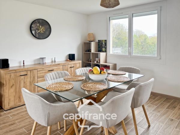 Maison rénovée de 3 pièces, jardin, garage, stationnements, proche des commodités