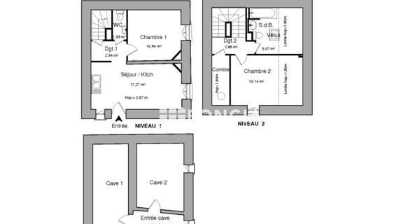 Location Maison 3 pièces 54.9 m² - Les Mureaux 78130